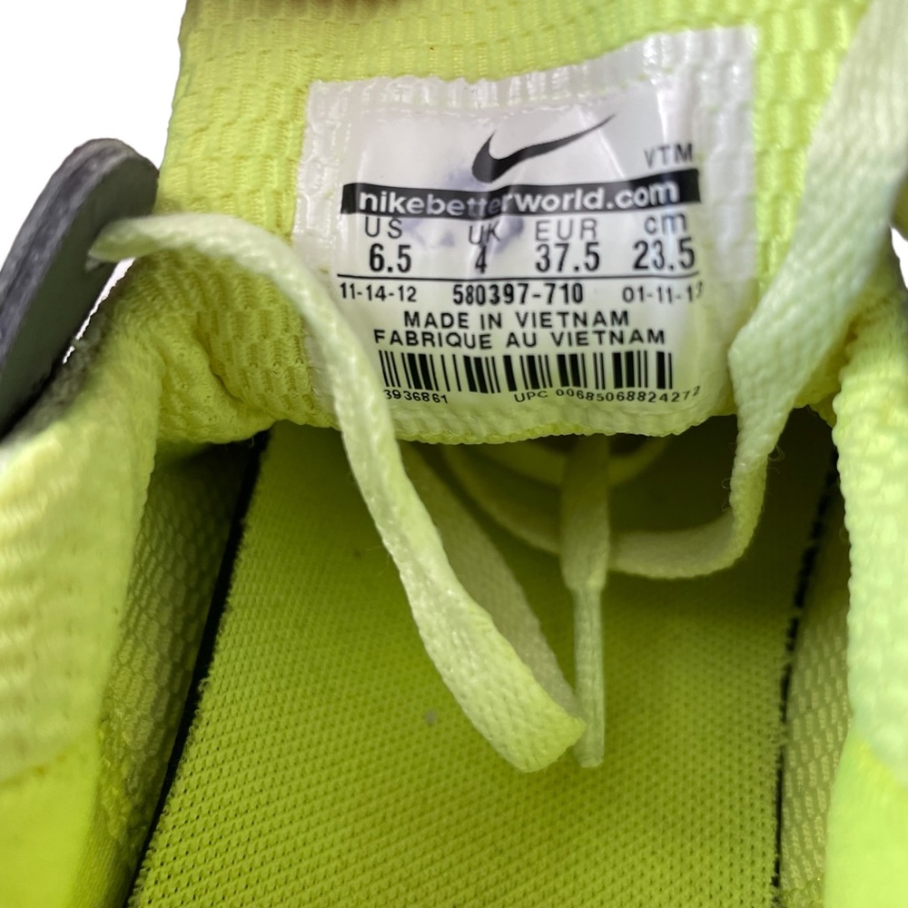 Nike Womens Lunarflash 580397-710 Yellow Running Shoes Sneakers Size 6.5 - Picture 7 of 8